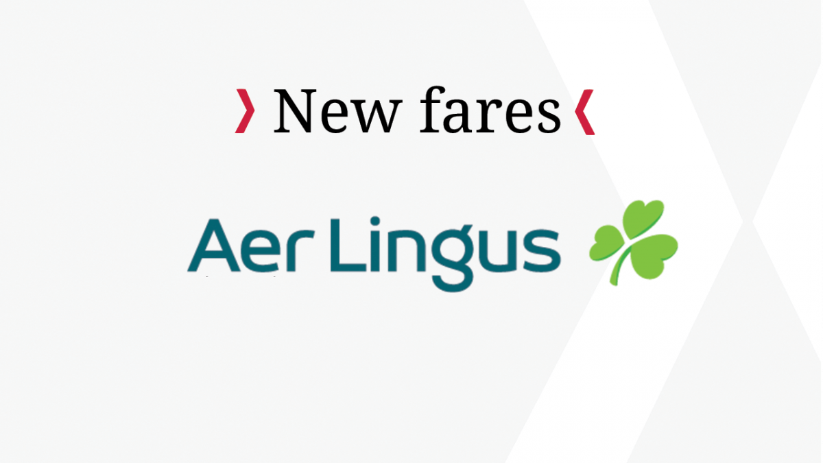 Addition of Aer Lingus fares via PaxFaB Paxport